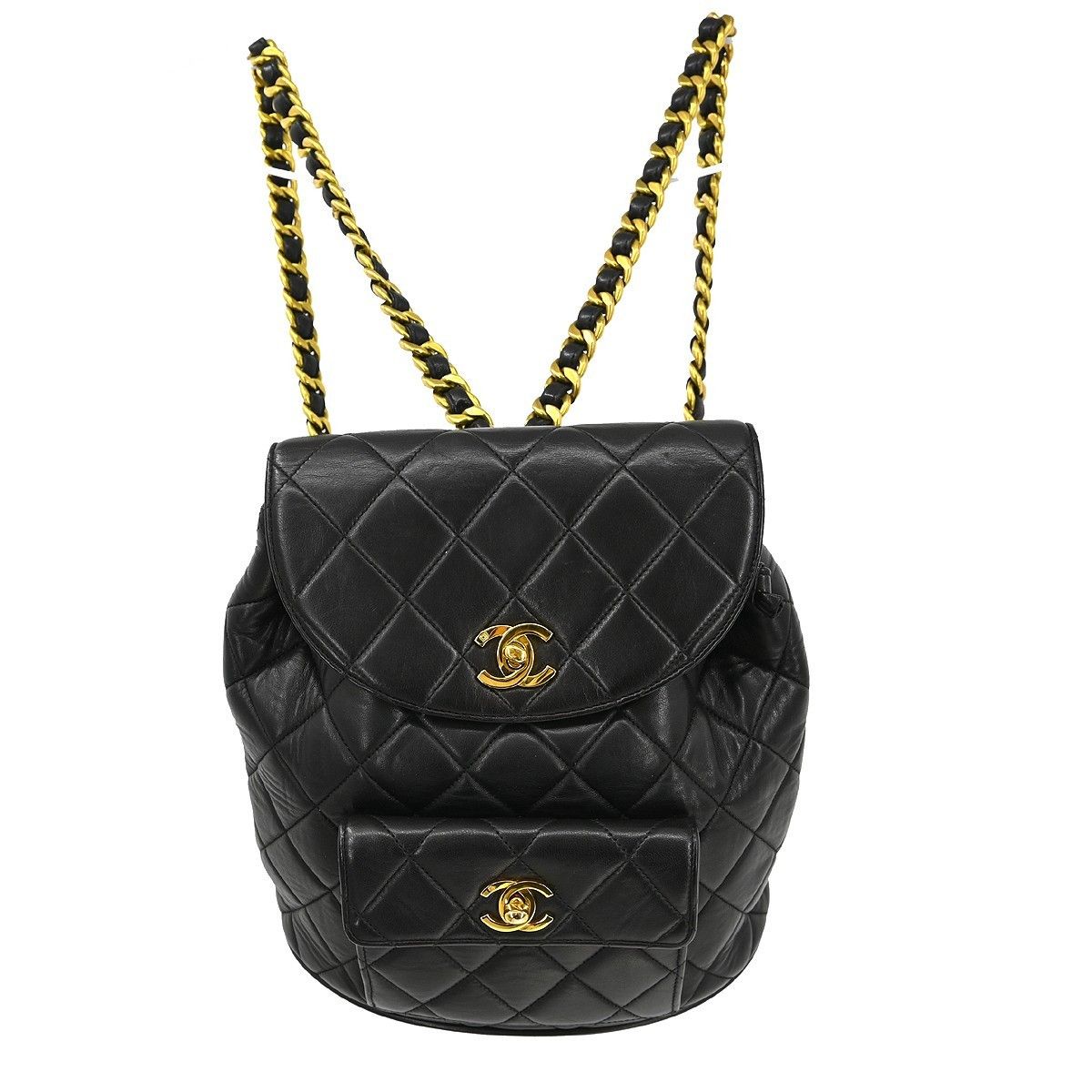 Chanel Chanel Duma Drawstring Backpack Quilted Leather Size ONE SIZE - 1 Thumbnail