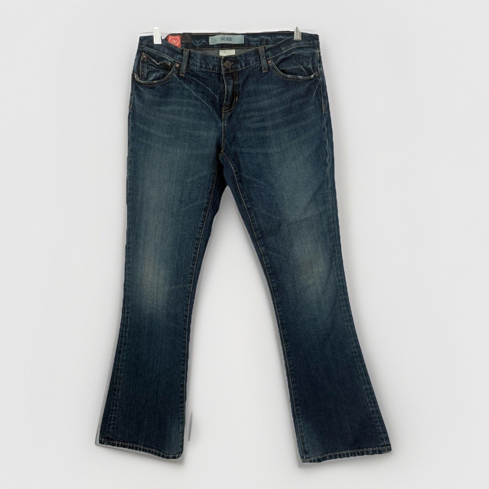 Gap Gap 1969 Original Flare Denim Boho Western Casual Jeans Size 32" / US 10 / IT 46 - 1 Thumbnail