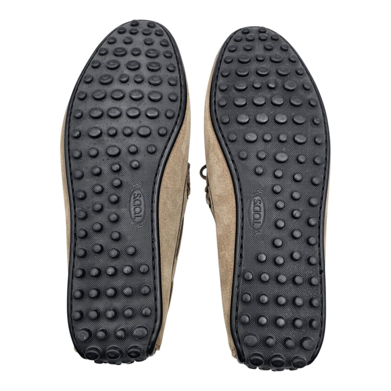 Tod's City Gommino Suede Driving Loafers Beige US 7 UK 5.5 - $695 Size US 7 / EU 40 - 6 Thumbnail