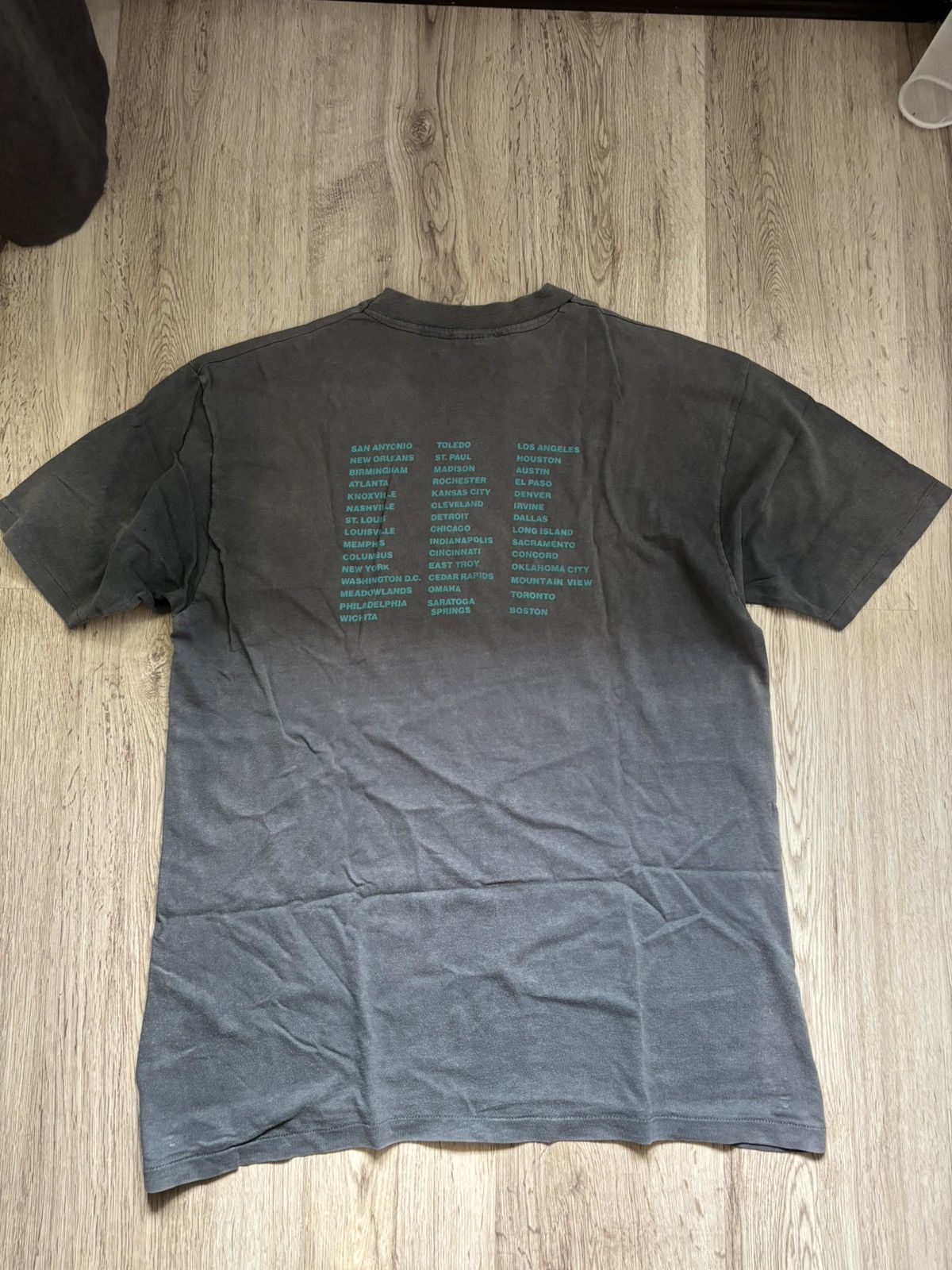 Other Jackson Browne US tour 1986 Vintage Tshirt sunfaded holes Size US XL / EU 56 / 4 - 17 Thumbnail