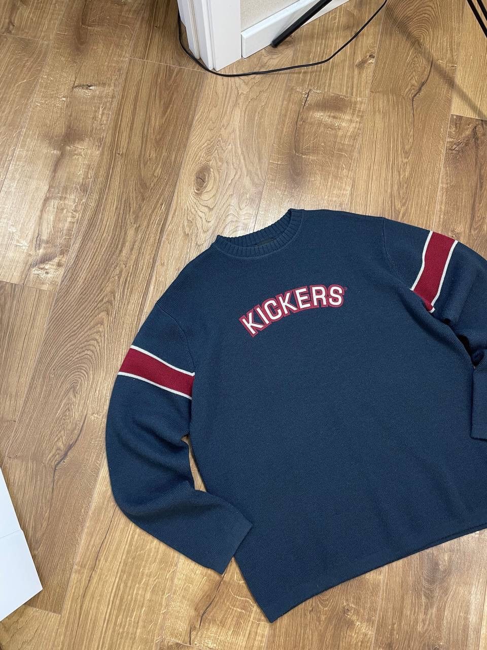 Kickers × Vintage Vintage Kickers Y2K 90’s Style Blue Big Logo Surf Sweater Size US XL / EU 56 / 4 - 2 Thumbnail