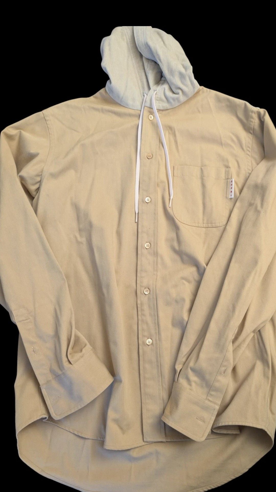 Marni Shirt w corduroy hood Size US M / EU 48-50 / 2 - 2 Thumbnail