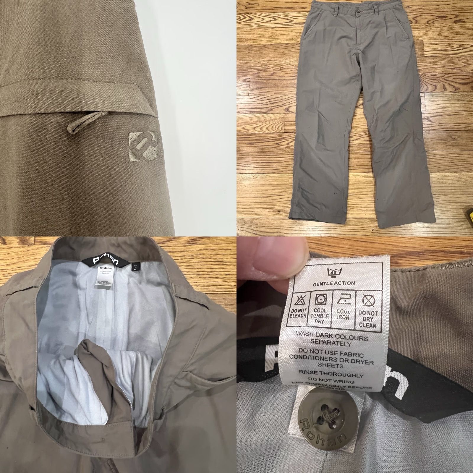 Vintage VINTAGE Rohan Dry Requisite Trousers Mens W34 L30 Tan Barricade Lined Outdoor Hiking Size US 38 / EU 54 - 9 Thumbnail