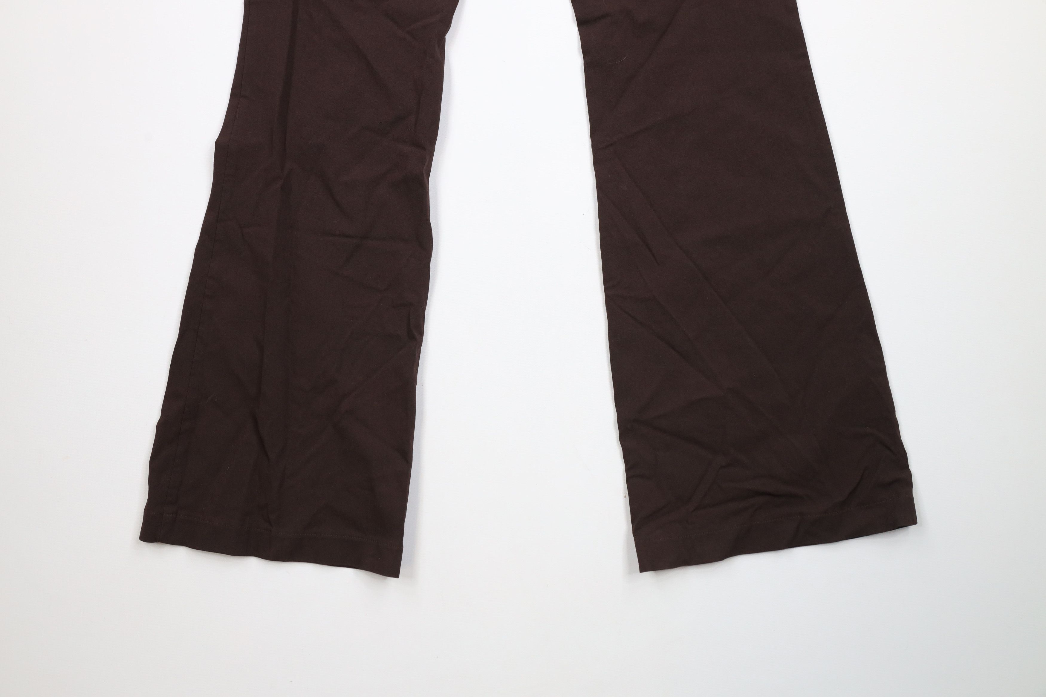 Express × Vintage Vintage 90s Express Flared Wide Leg Chino Pants Brown Size 30" / US 8 / IT 44 - 12 Thumbnail