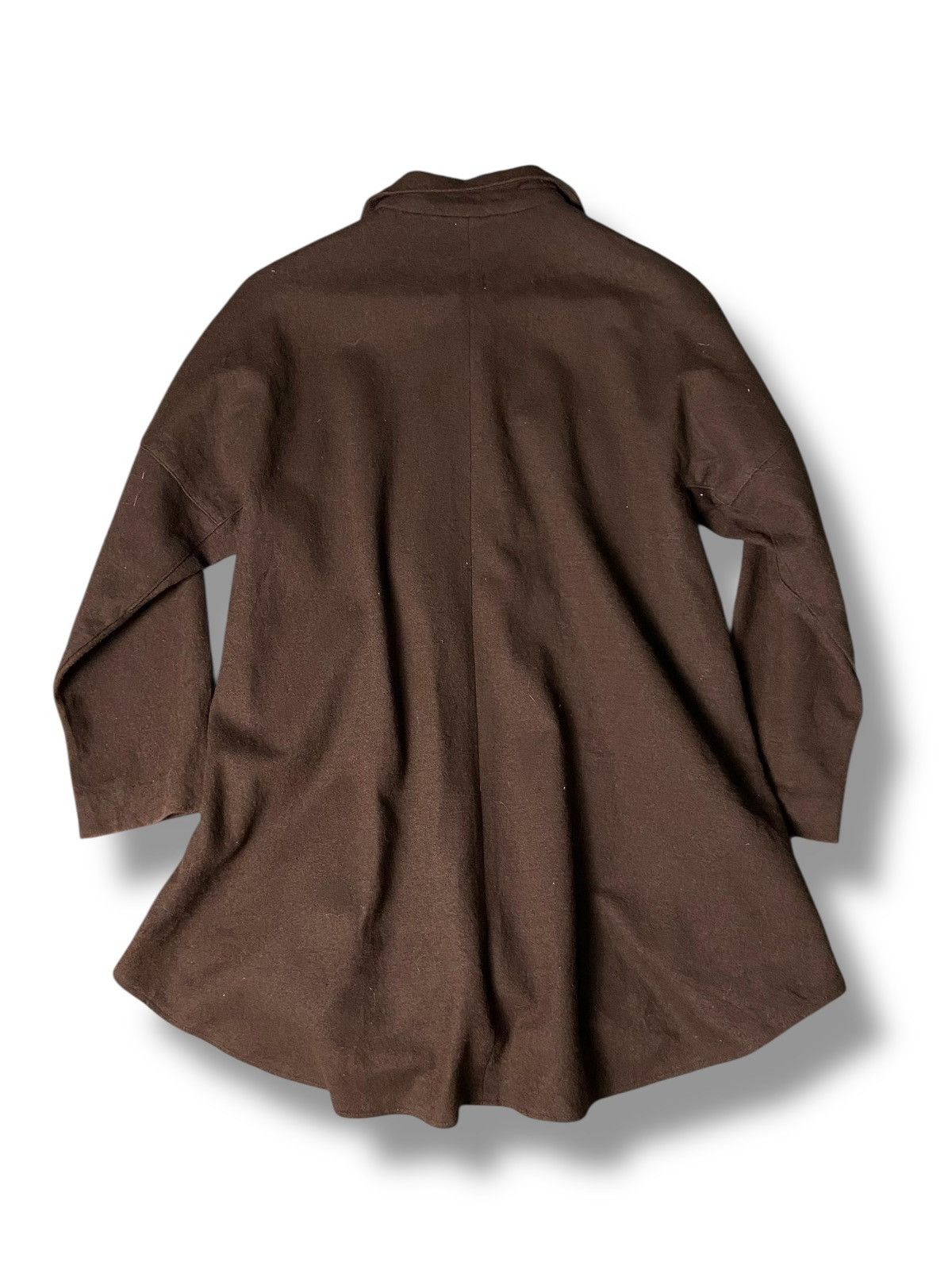 Japanese Brand Vintage Maison D’or Wool Blend Button Up Shirt (161) Size XS / US 0-2 / IT 36-38 - 5 Thumbnail