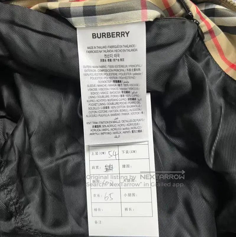Burberry Burberry Black Polyester Logo Women's Jacket. Size L / US 10 / IT 46 - 4 Thumbnail