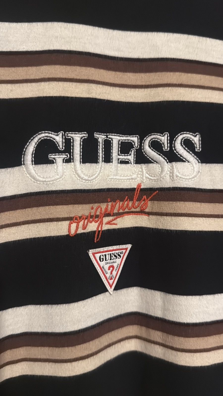 Guess Guess Originals Striped T Shirt Size US M / EU 48-50 / 2 - 3 Thumbnail
