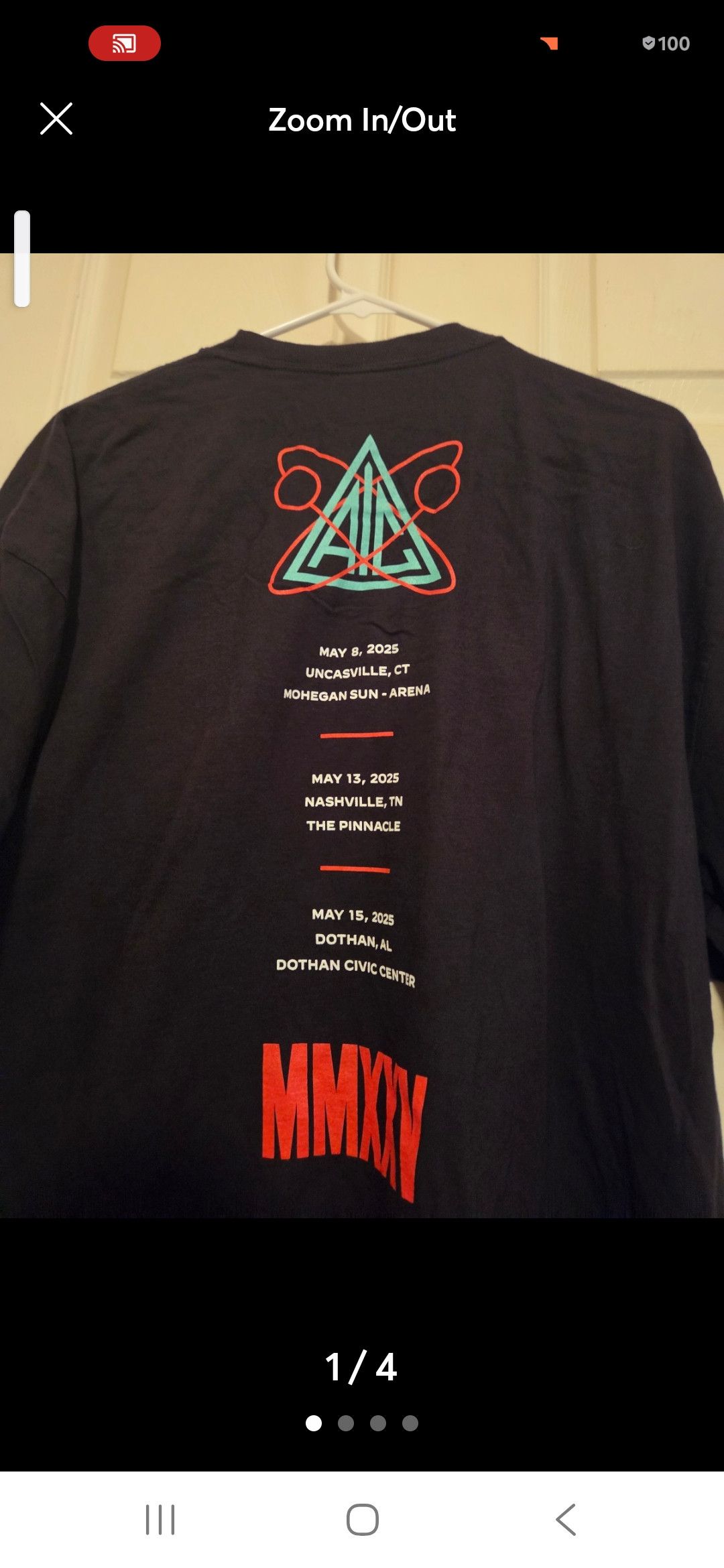Comfort Colors RARE Alice In Chains 2025 CANCELED TOUR Shirt Unreleased 2X Size US XXL / EU 58 / 5 - 3 Thumbnail