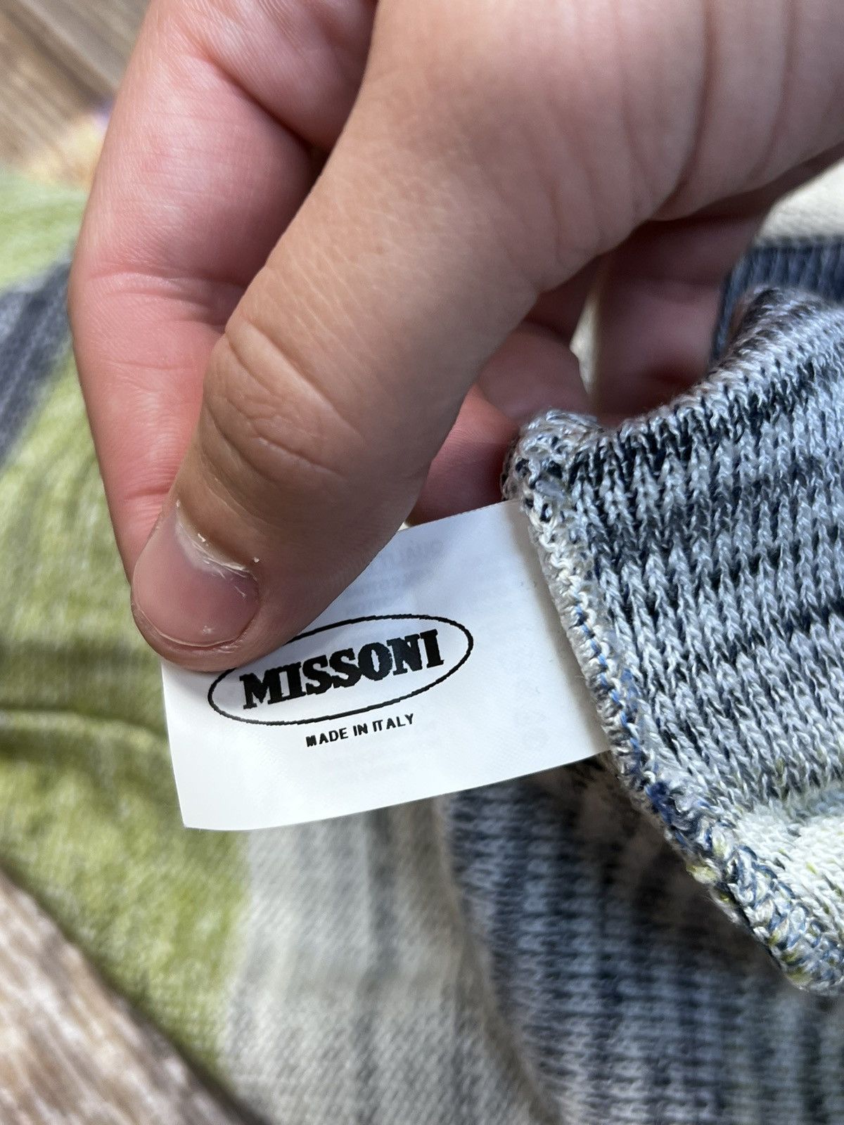 Missoni Missoni Sport Viscose Cotton Multicolour Knit Sweater Size US M / EU 48-50 / 2 - 8 Thumbnail