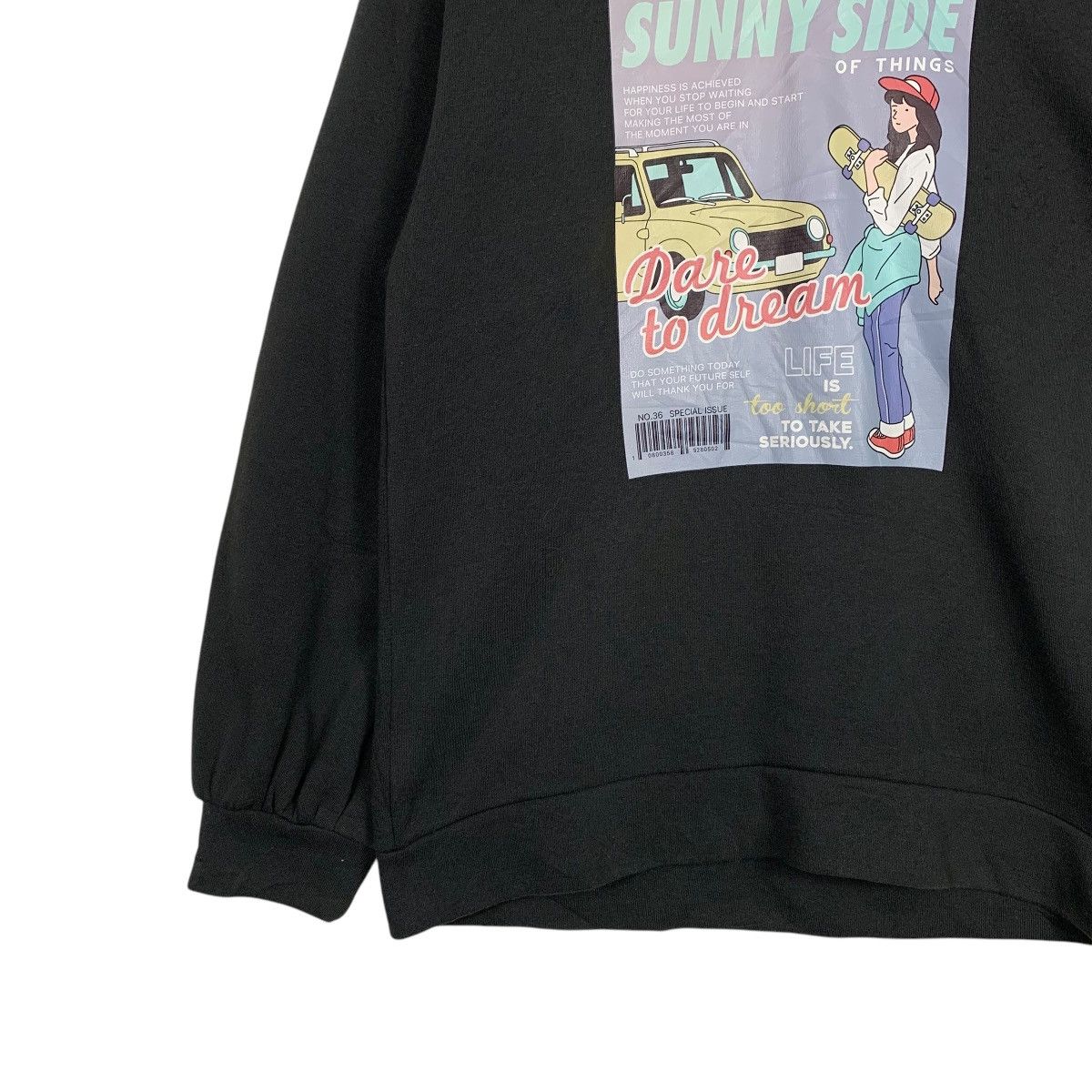 Japanese Brand Japanese Brand Sunny Side Skateboard Hoodie Size US L / EU 52-54 / 3 - 3 Thumbnail