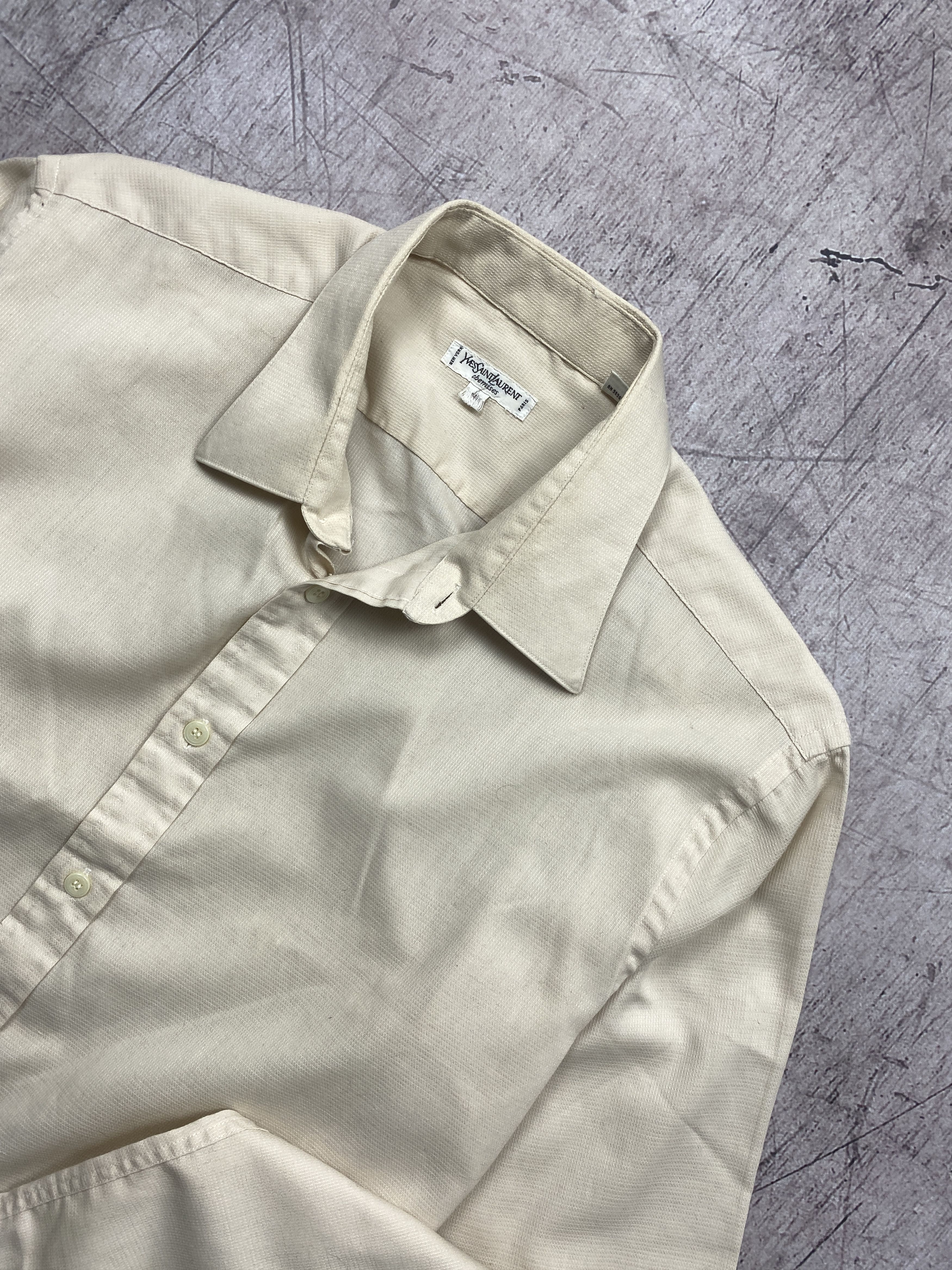 Yves Saint Laurent Yves Saint Laurent Chemises 90s Vintage shirt YSL Size US L / EU 52-54 / 3 - 2 Thumbnail