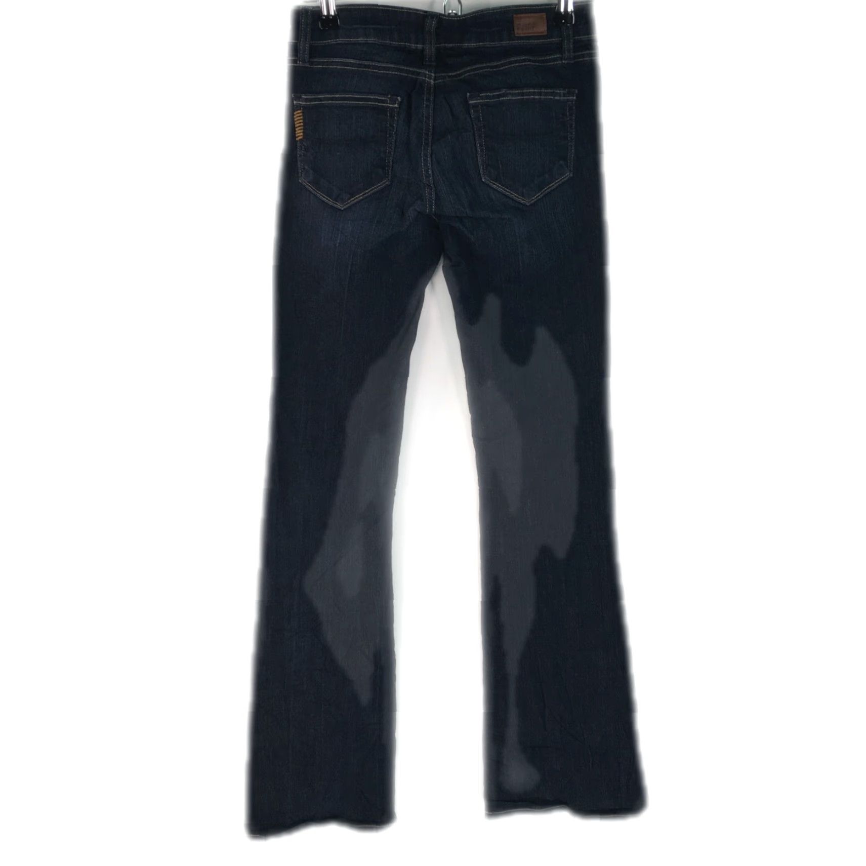 Paige Paige Jeans Bootcut Womens Regular 26 Blue Skyline Front Flat 33 in Inseam 28 Waist 18-? (No) Size 26" / US 2 / IT 38 - 2 Thumbnail