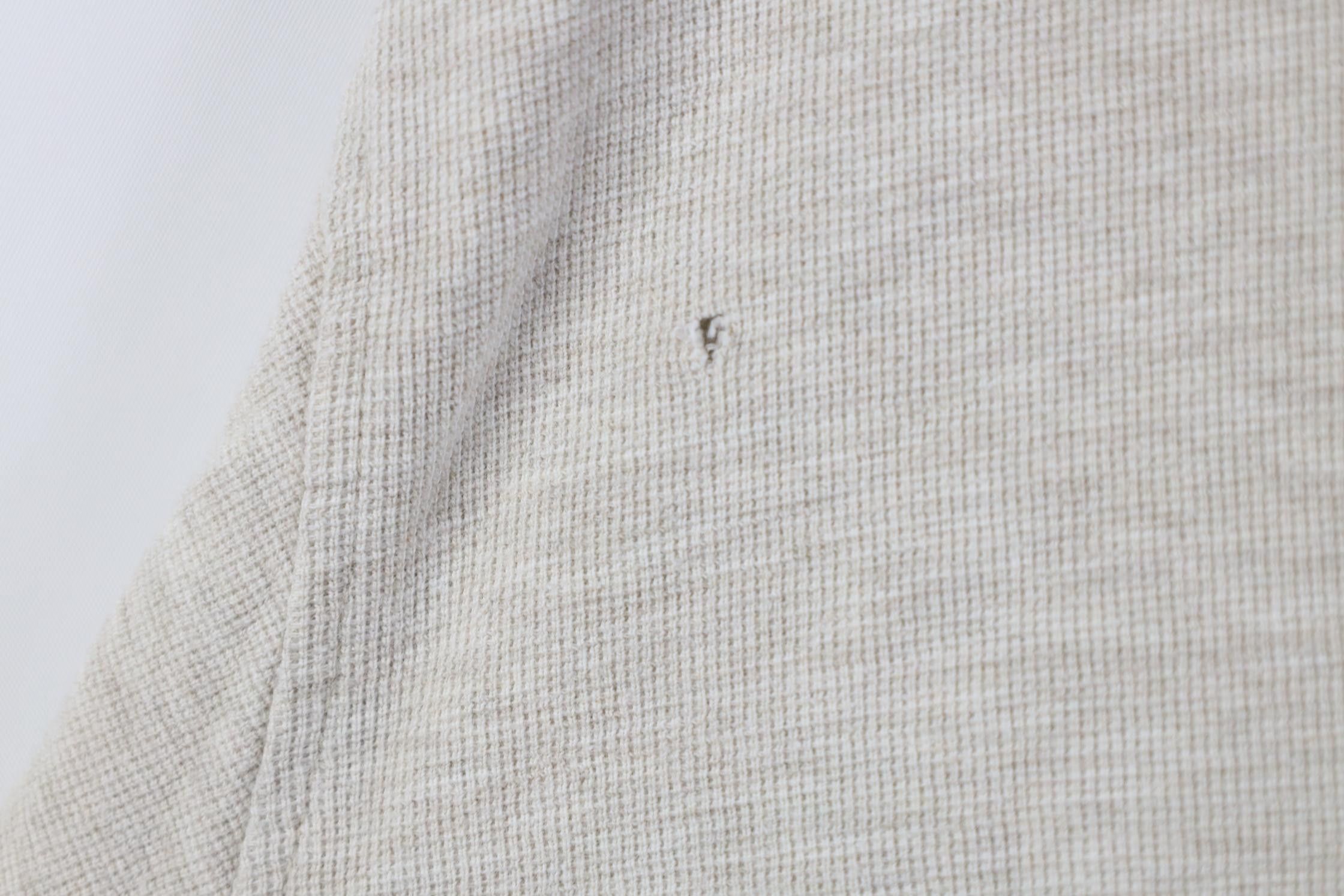 Vintage Vintage 90s Streetwear Waffle Knit Henley T-Shirt Beige Size US L / EU 52-54 / 3 - 10 Thumbnail