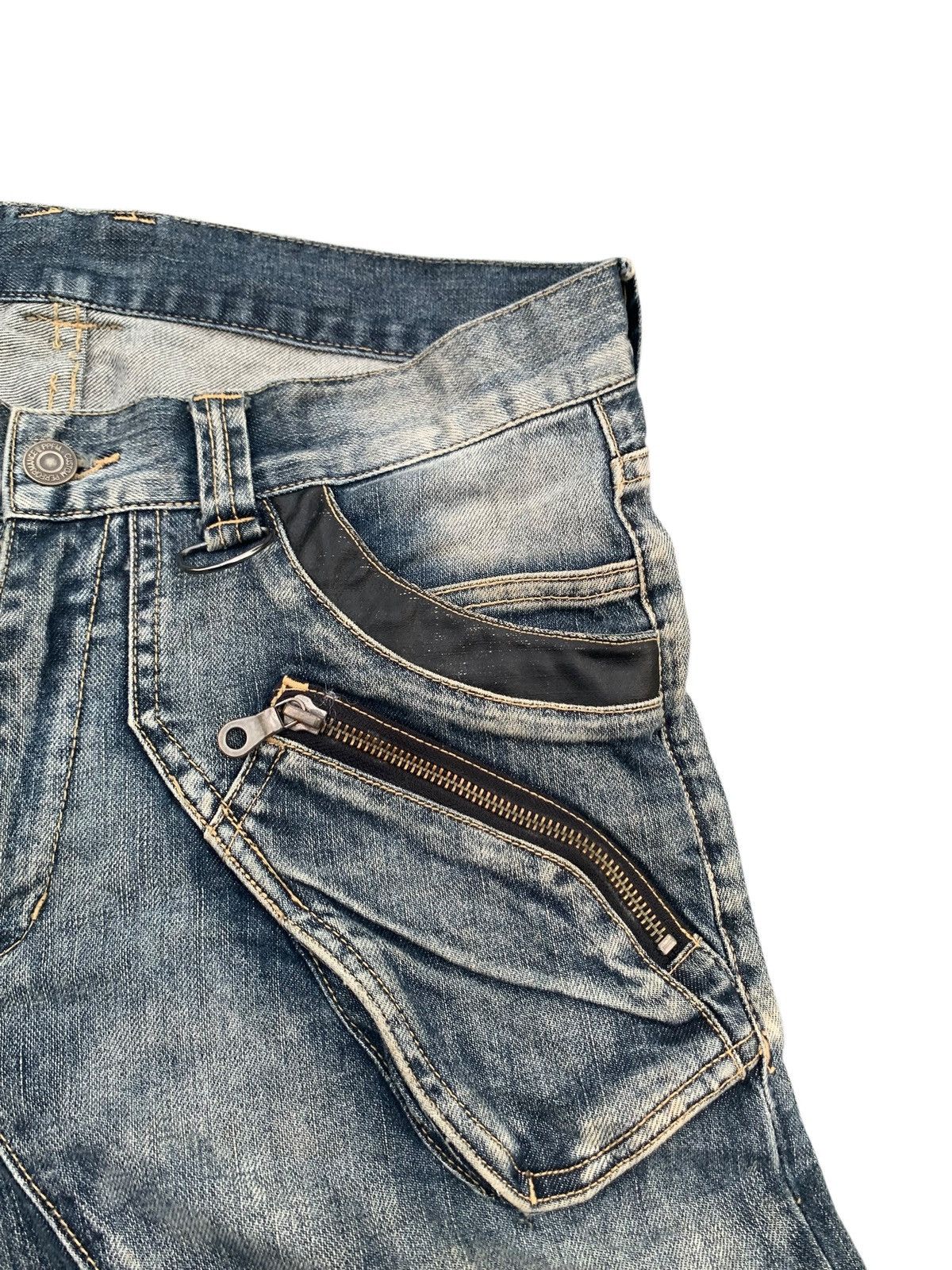 PPFM RARE💥PPFM BANANA CURVE CUT JAPANESE PUNK RUSTY DENIM Size US 32 / EU 48 - 10 Thumbnail