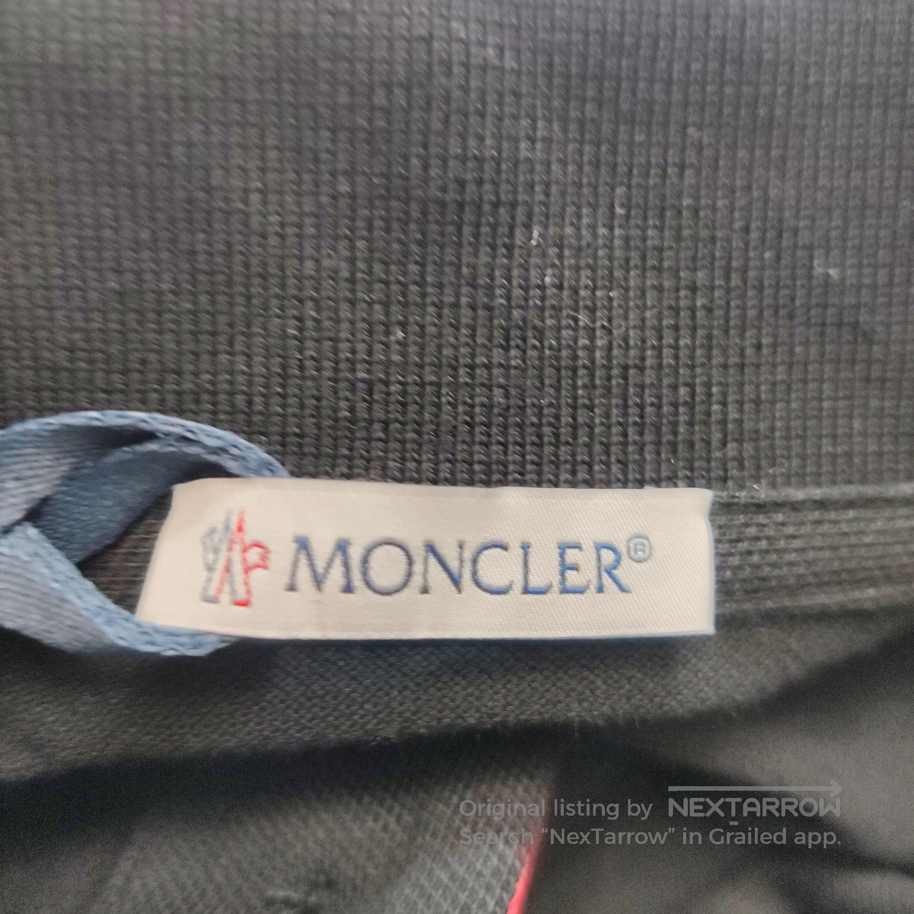 Moncler Moncler S Size Cotton Logo Collared Polo T-Shirt. Size US S / EU 44-46 / 1 - 2 Thumbnail