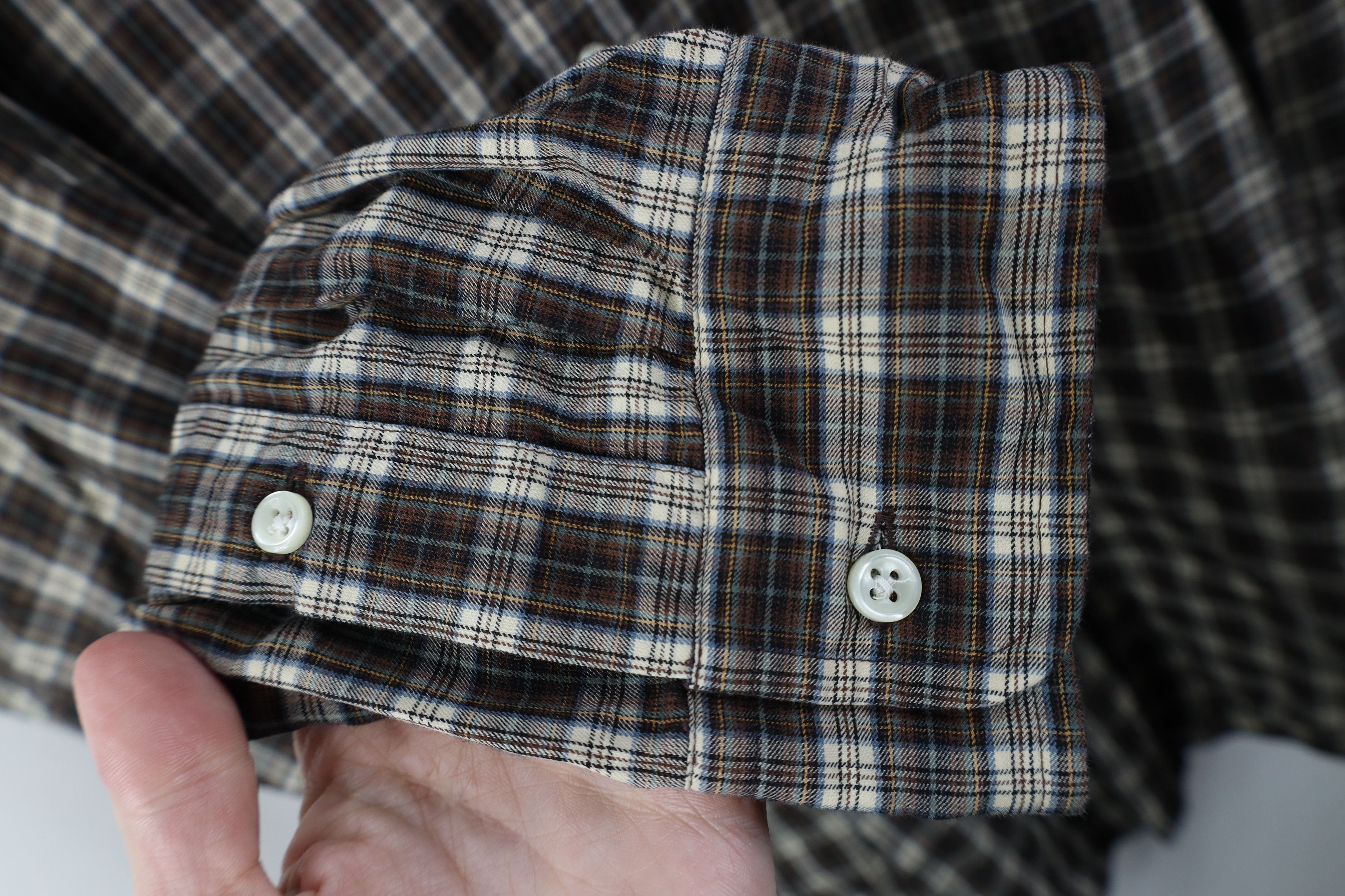 Vintage Vintage 90s Streetwear Button Down Shirt Earth Tone Plaid Size US XL / EU 56 / 4 - 8 Thumbnail
