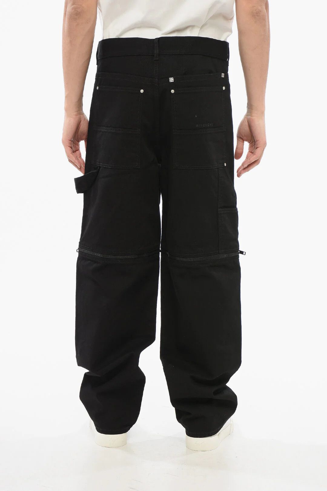 Givenchy og1mm0326 Cargo Jeans in Black Size US 30 / EU 46 - 2 Thumbnail