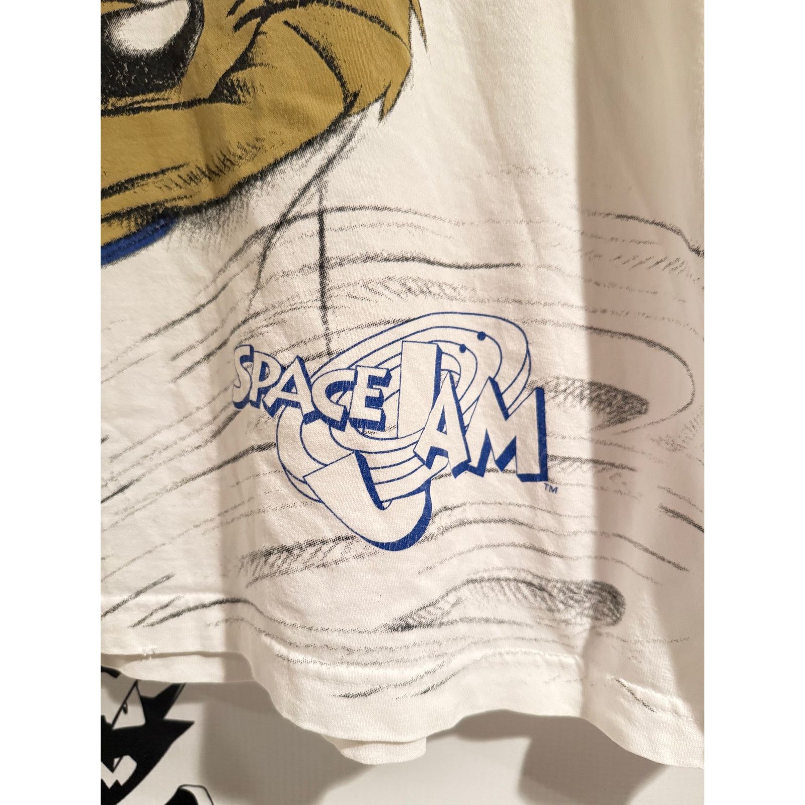 Warner Bros Vintage Warner Brothers Space Jam Longsleeve Shirt Large Taz Size US L / EU 52-54 / 3 - 2 Thumbnail