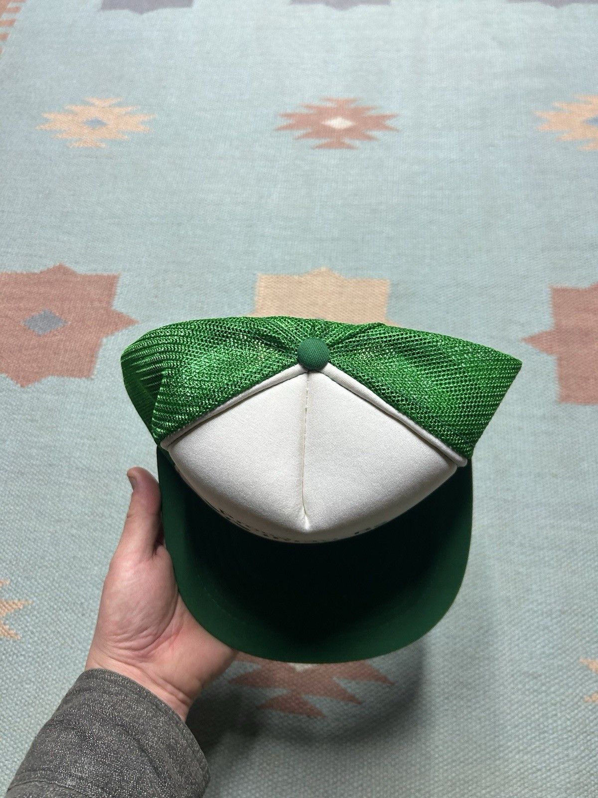 Vintage Vintage trucker hat proud to be Irish clover green white Size ONE SIZE - 4 Thumbnail