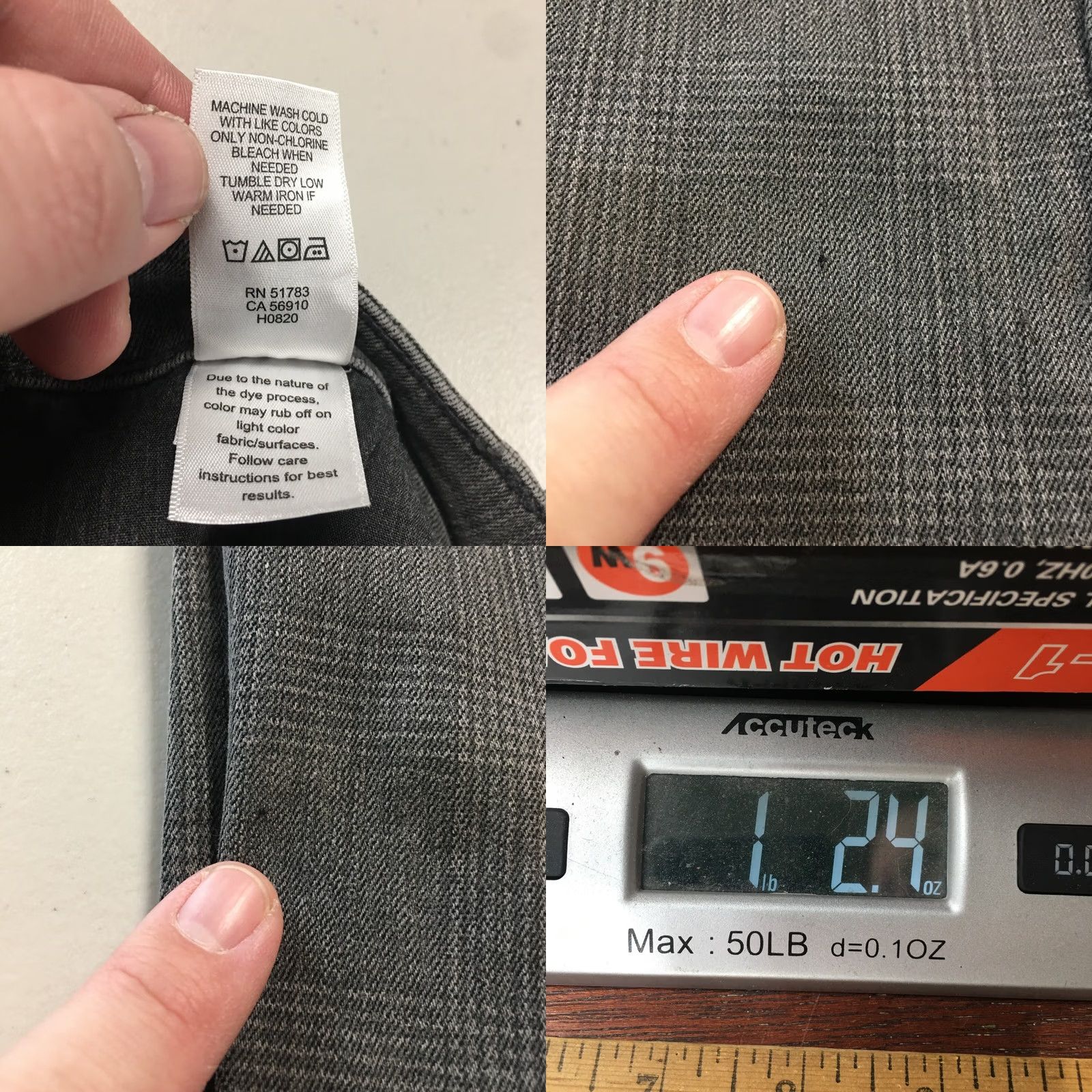 Vintage Maurices Jegging Jeans Womens M Reg Gray Denim High Rise Zip NEW Size 32" / US 10 / IT 46 - 10 Thumbnail
