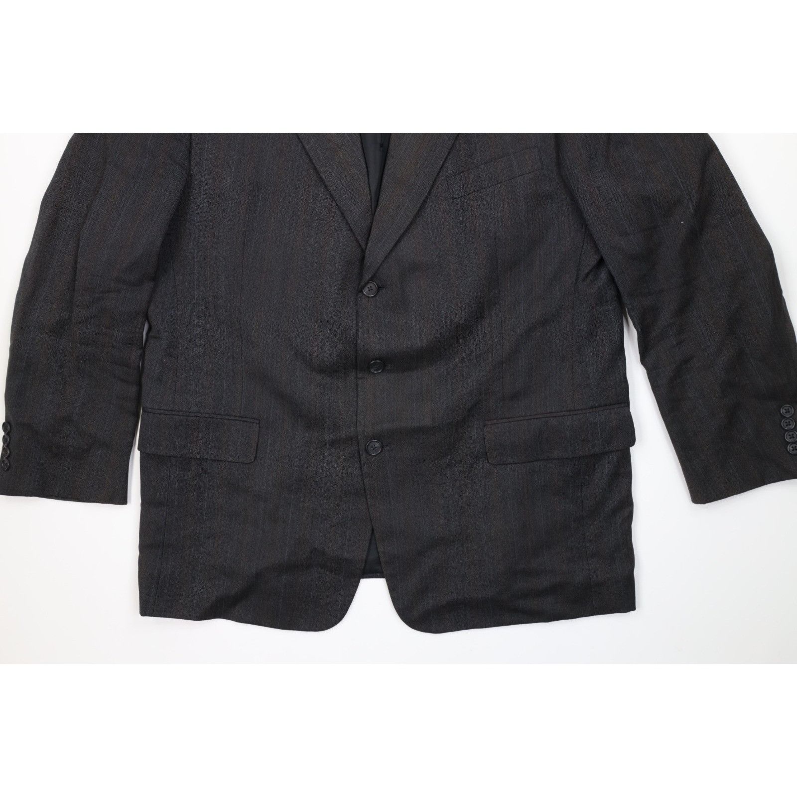 Vintage Vintage 90s Streetwear Distressed 2 Piece Suit Wedding Size 46R - 5 Thumbnail