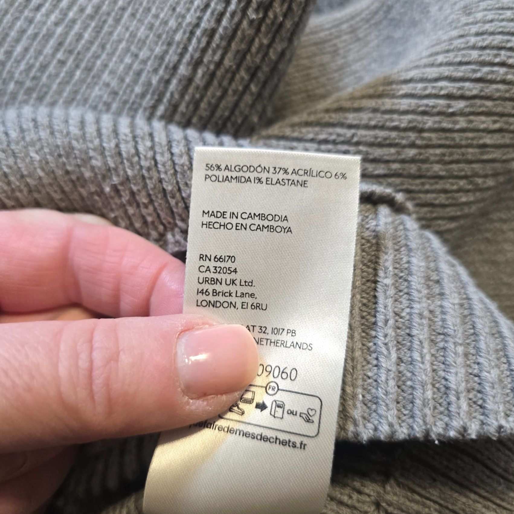 Free People Free People Sweater Womens XS Gray Cropped Oversized Capsule Casual Minimal Shirt Hull? Size XS / US 0-2 / IT 36-38 - 6 Thumbnail