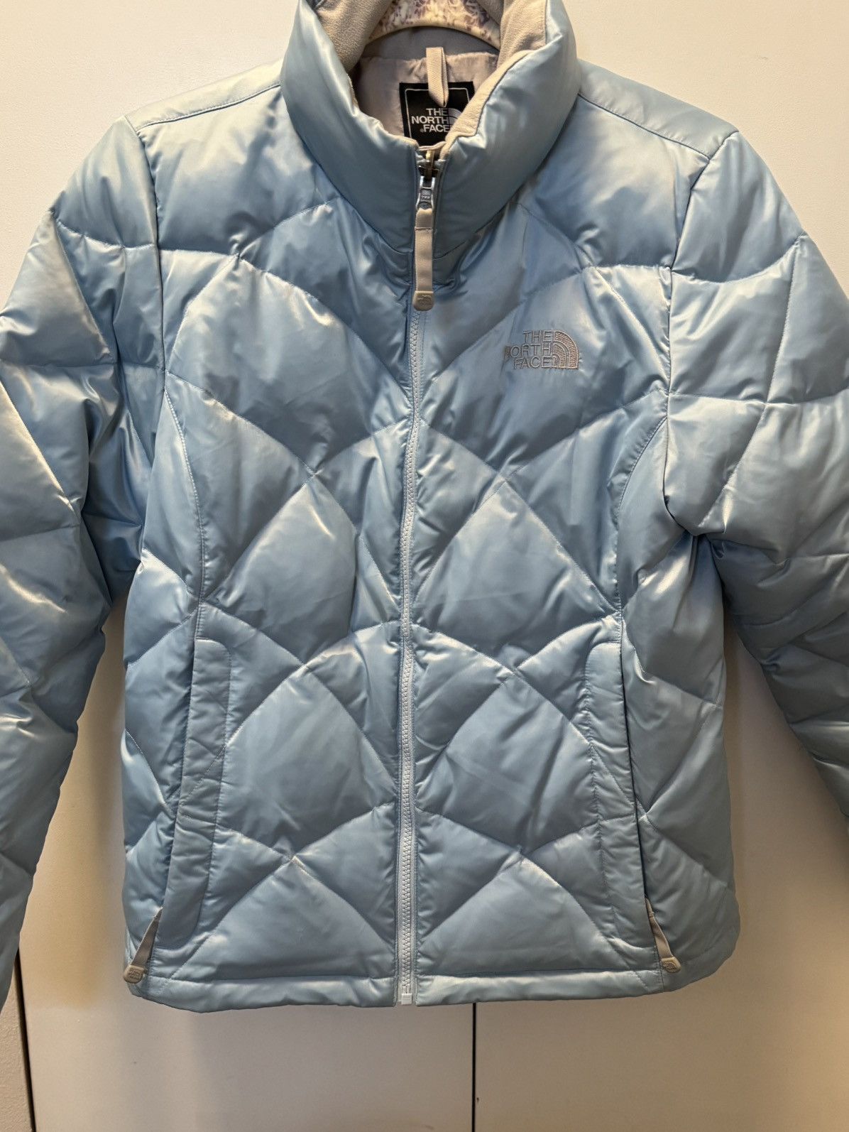The North Face The North Face Puffer 550 Down Jacket Womens Ice,Size M Size M / US 6-8 / IT 42-44 - 3 Thumbnail