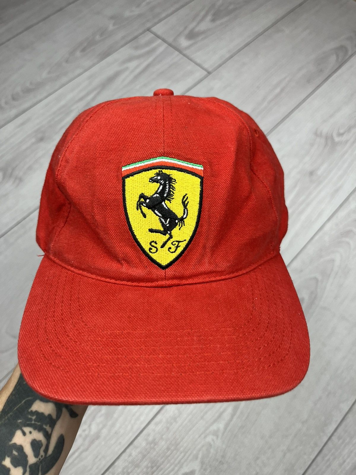 Ferrari × Vintage Vintage 00s Ferrari Racing Cap Size ONE SIZE - 2 Thumbnail
