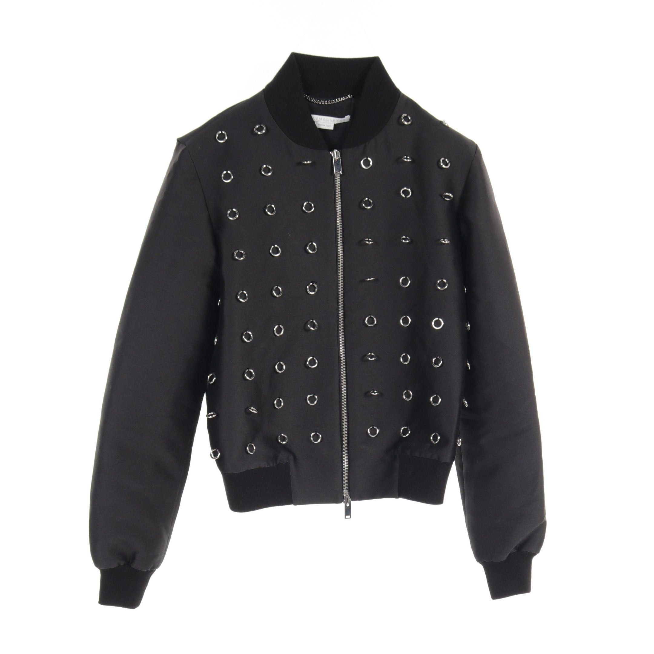 Stella McCartney Stella Mccartney Blouson Cotton Black Silver Size ONE SIZE - 1 Thumbnail