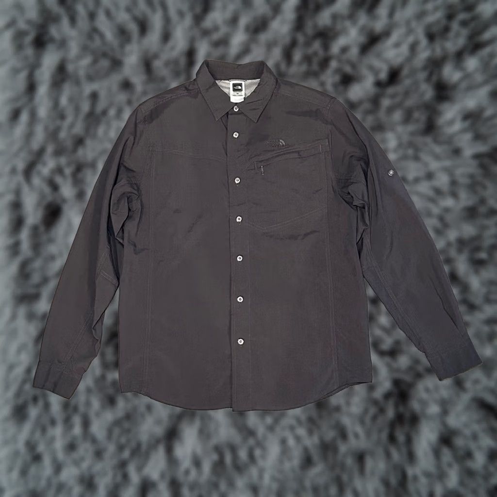 The North Face The North Face Sequoia Vented Long Sleeve Button Down - Small Mens Shirt Gray Charcoal Nylon 100% Long Sleeve 20" 28" 24.5" MS9018 Size US S / EU 44-46 / 1 - 1 Thumbnail