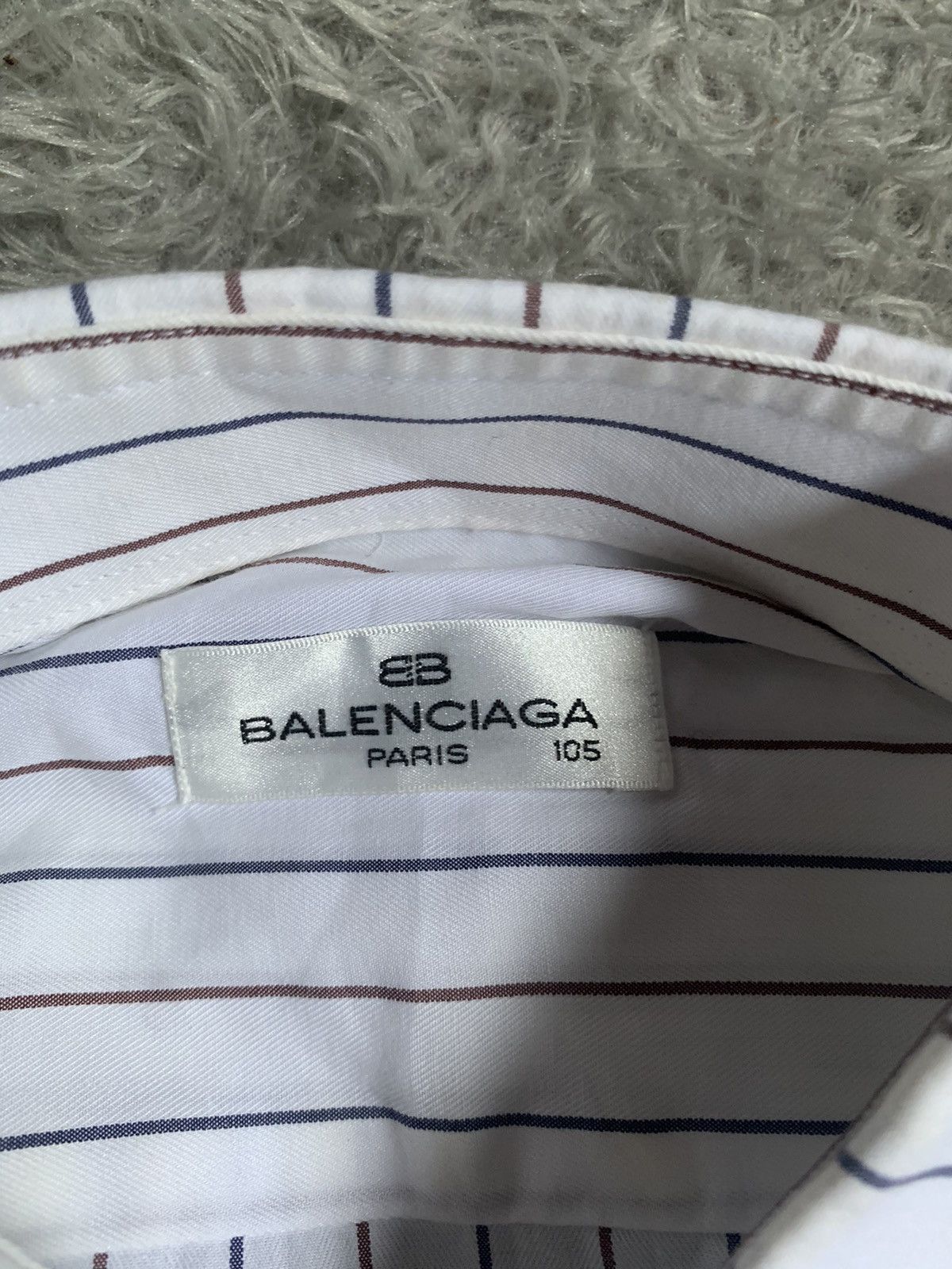 Balenciaga × Vintage Vintage Balenciaga Button Shirt Size US L / EU 52-54 / 3 - 3 Thumbnail