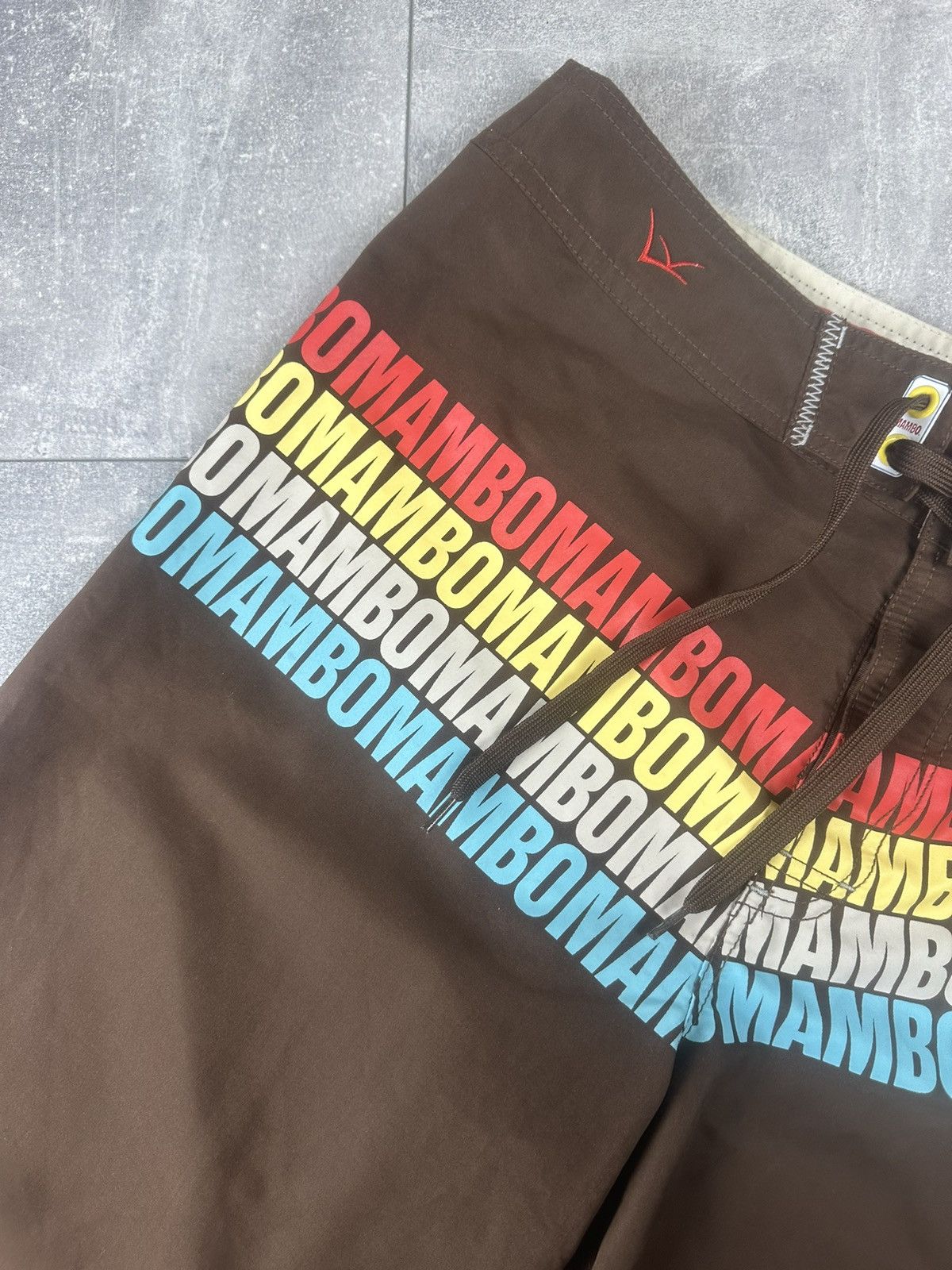 Mambo Mambo Surf Y2K Brown Boards-Shorts Overprint Logo Size US 32 / EU 48 - 13 Thumbnail
