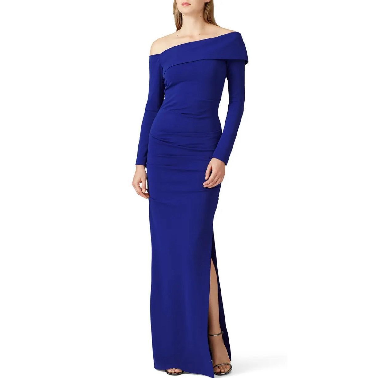 Nicole Miller Nicole Miller Structured Off Shoulder Gown Size 8 $495 MSRP Size M / US 6-8 / IT 42-44 - 2 Thumbnail