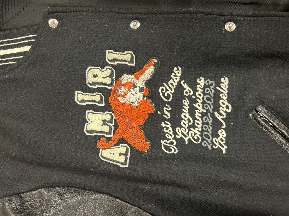 Amiri AMIRI Tiger Embroidered Pilot Varsity Jacket Size US M / EU 48-50 / 2 - 4 Thumbnail