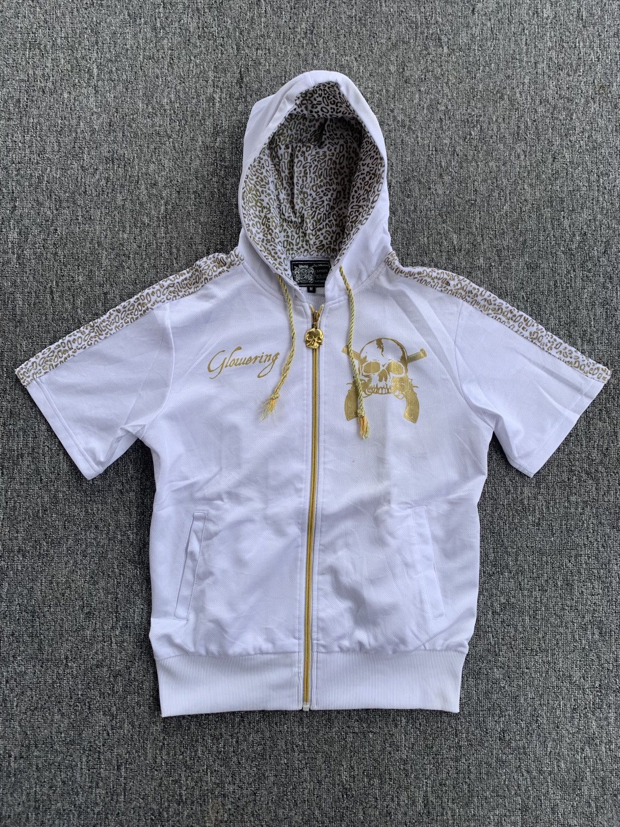 Japanese Brand Lamskin Crazy Skull Fighter Champions Hoodie Size US M / EU 48-50 / 2 - 3 Thumbnail