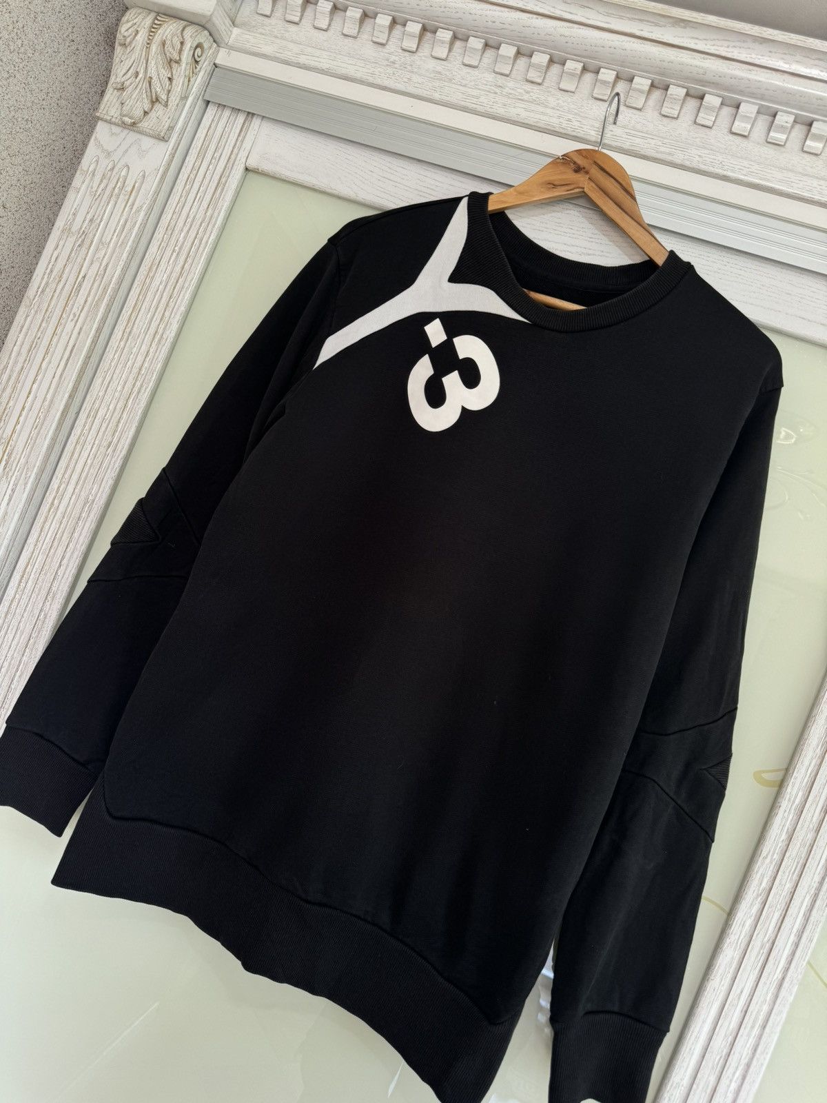 Adidas Adidas Yohji Yamamoto Y-3 Logo Sweater Size US M / EU 48-50 / 2 - 4 Thumbnail