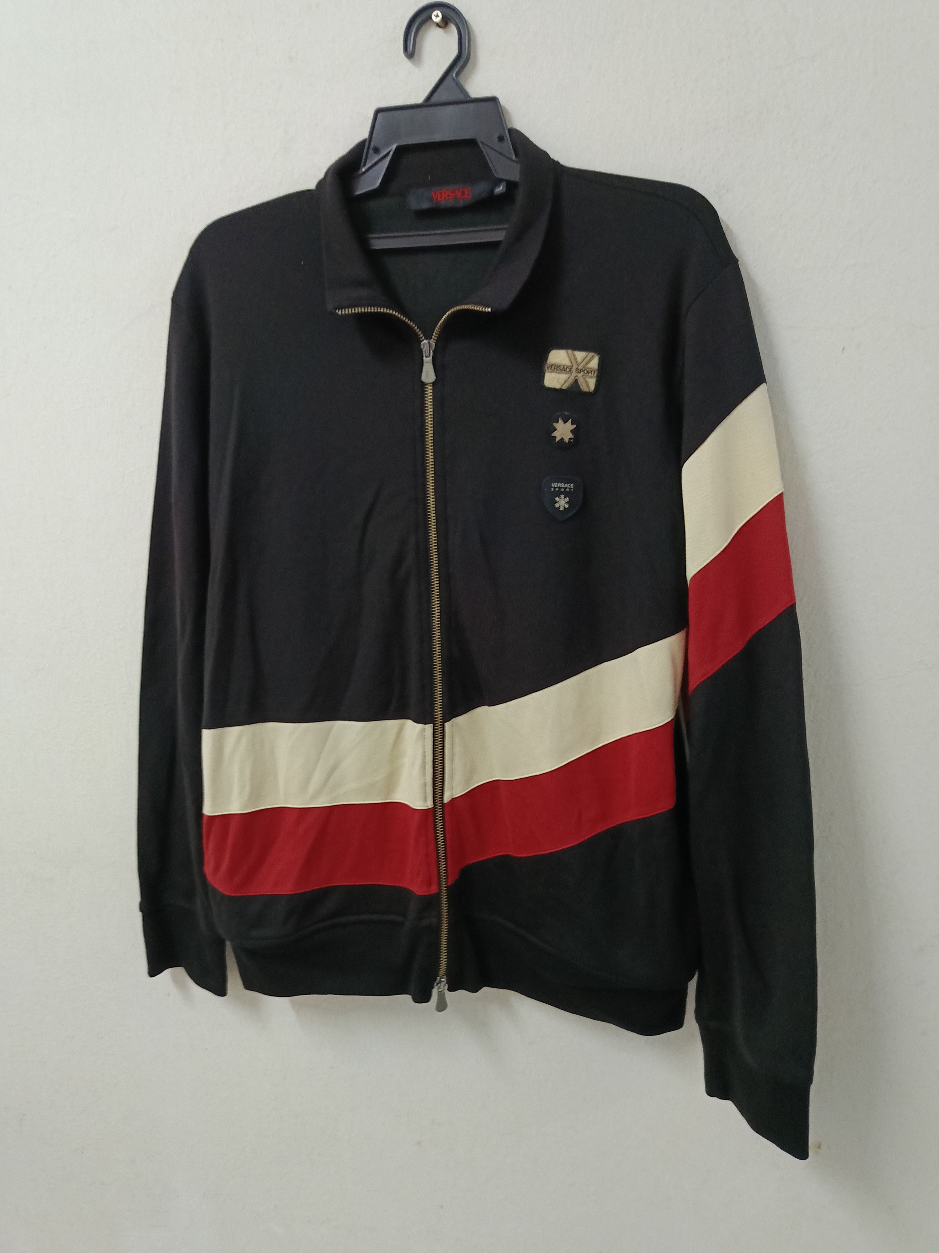 Versace Versace Sport Color block Patent Like Prada Track Jacket Size US M / EU 48-50 / 2 - 3 Thumbnail