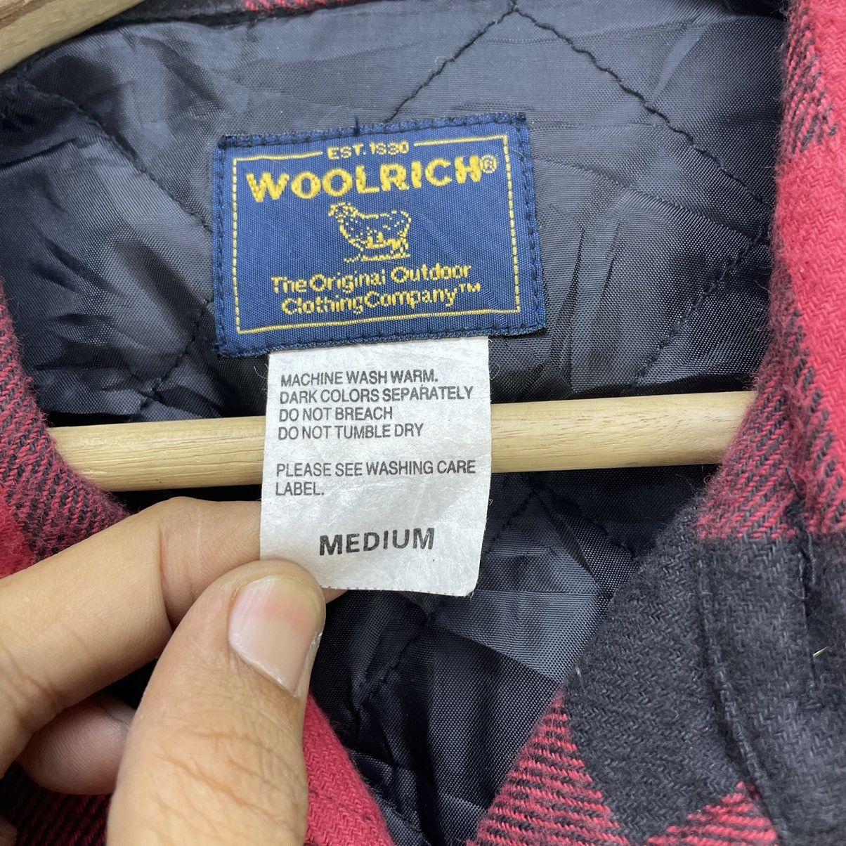 Vintage 🔥Vintage Woolrich Red Tartan Jacket Size US S / EU 44-46 / 1 - 4 Thumbnail