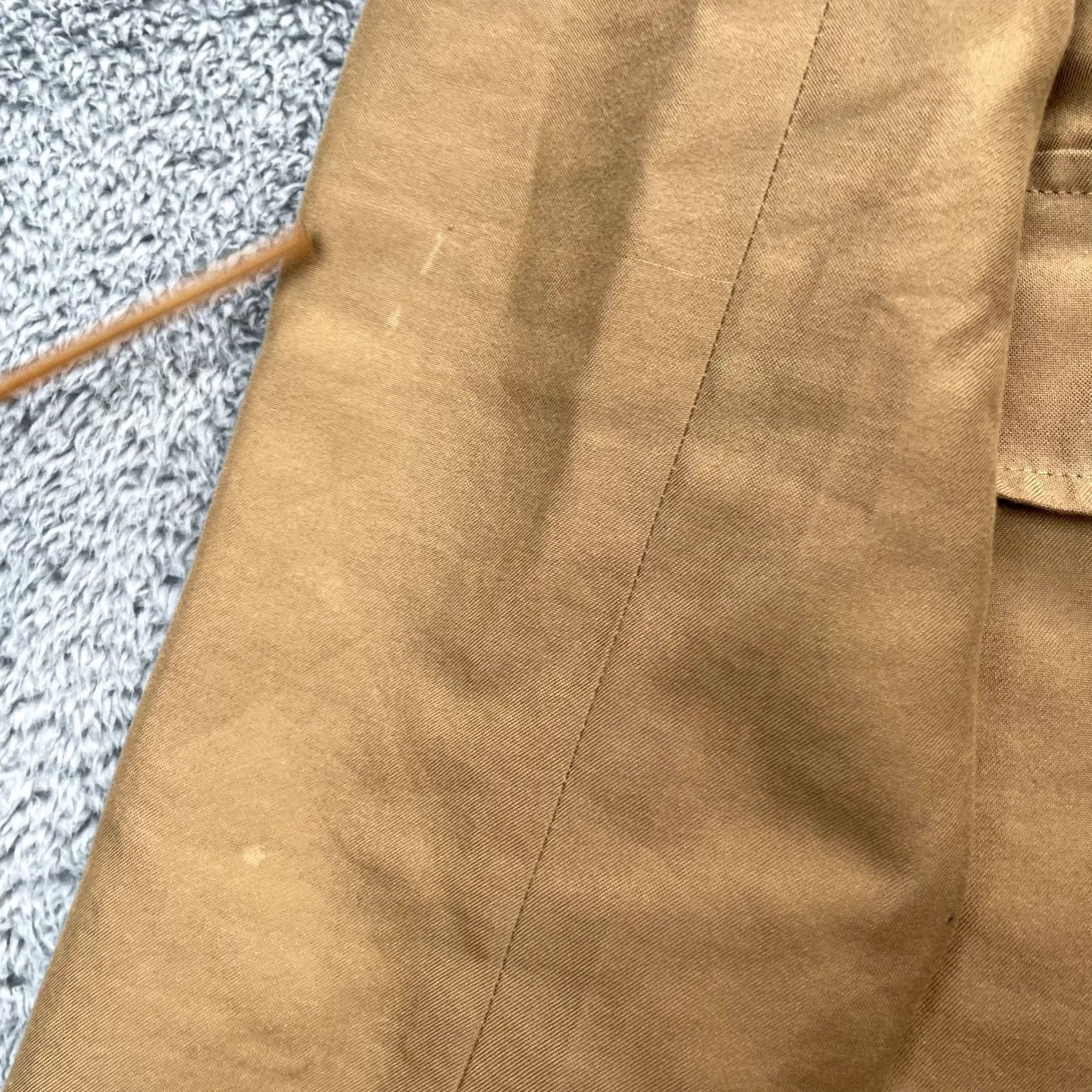 Ralph Lauren Lauren Ralph Lauren Jacket Womens 12 Brown Blazer Coat Cotton Single Breasted Notch Lapel Regular Size 12 Womens Brown Jacket Men? Women? Size XL / US 12-14 / IT 48-50 - 5 Thumbnail