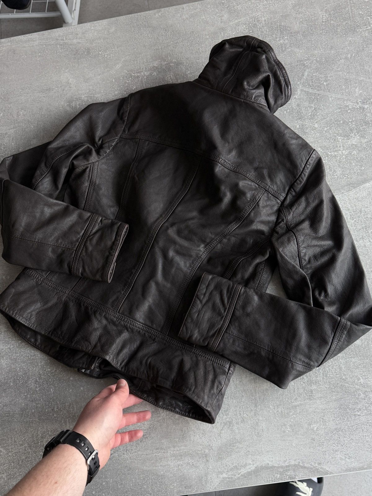 Allsaints Allsaints belvedere brown leather jacket UK 10 womens Size M / US 6-8 / IT 42-44 - 7 Thumbnail
