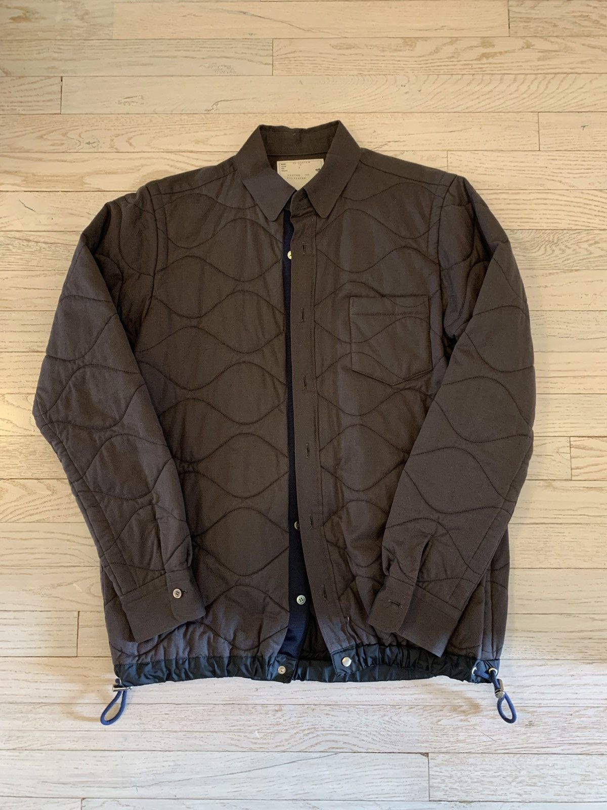 Sacai Quilted shirt jacket Size US M / EU 48-50 / 2 - 1 Thumbnail