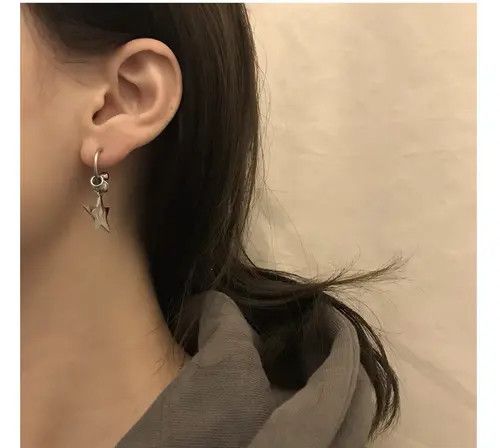Japanese Brand Irregular star ring earrings Size ONE SIZE - 7 Thumbnail