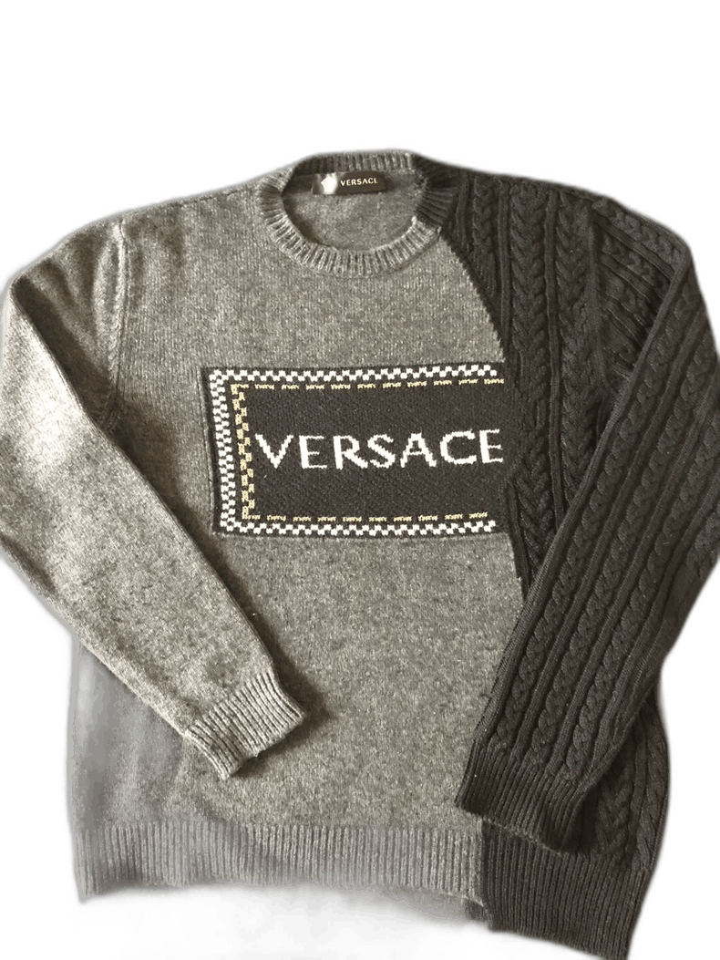 Versace Versace Limited Edition Patchwork Sweater - dmc Size M / US 6-8 / IT 42-44 - 1 Thumbnail
