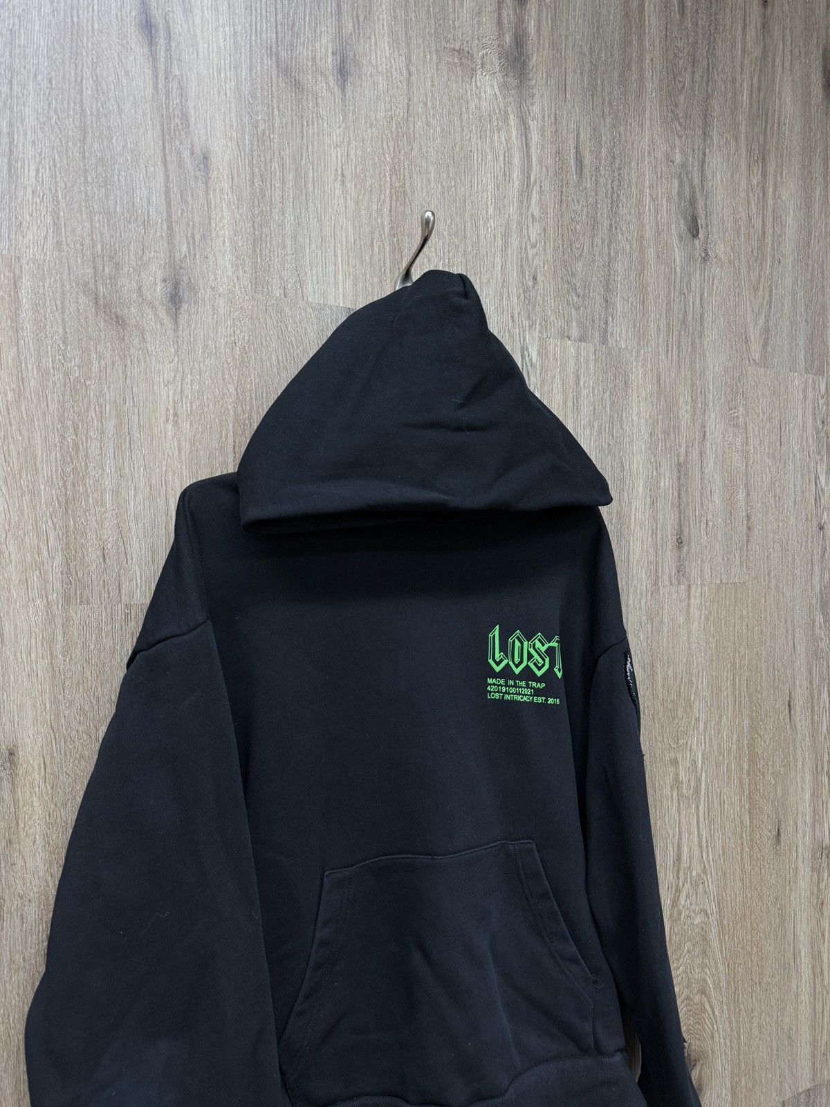 LOST INTRICACY Lost Intricacy Black Pull Over Hoodie Size US L / EU 52-54 / 3 - 2 Thumbnail