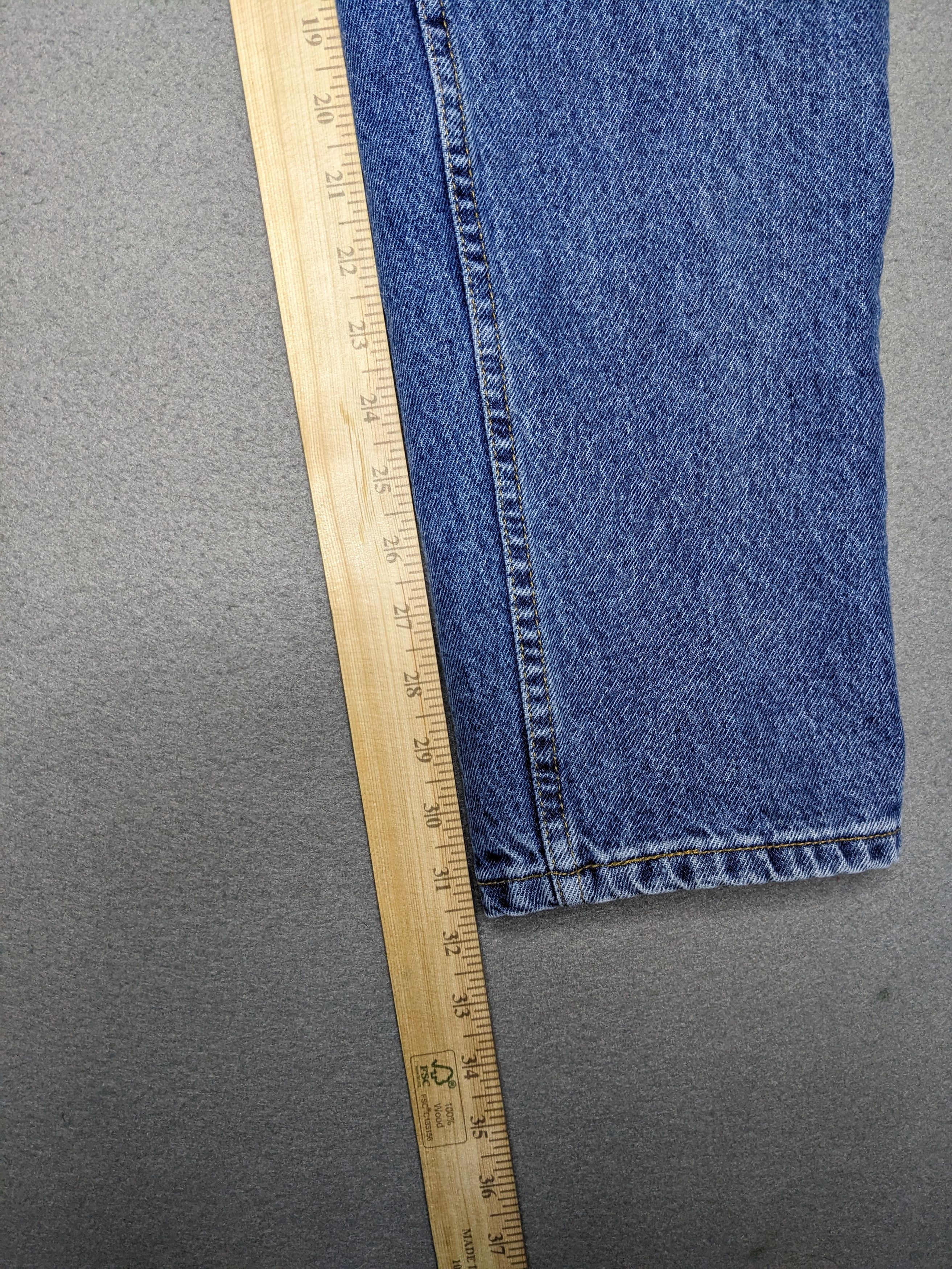Levi's VINTAGE 90s Levis 550 Orange Tab Jeans High Rise Denim Size 29" - 14 Thumbnail