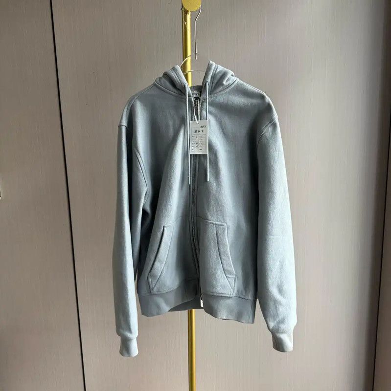 Burberry Burberry Light Blue Cotton Women's Hoodie Size S / US 4 / IT 40 - 1 Thumbnail