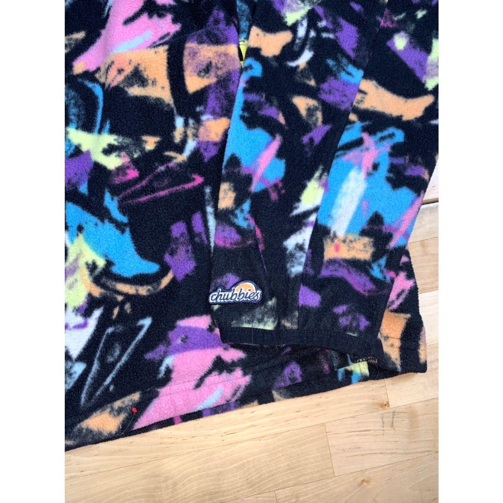 Chubbies Chubbies PullOver 1/4 Zip Men L Fleece Multicolor Logo Sweater Casual Winter Spring Fall Size US L / EU 52-54 / 3 - 3 Thumbnail