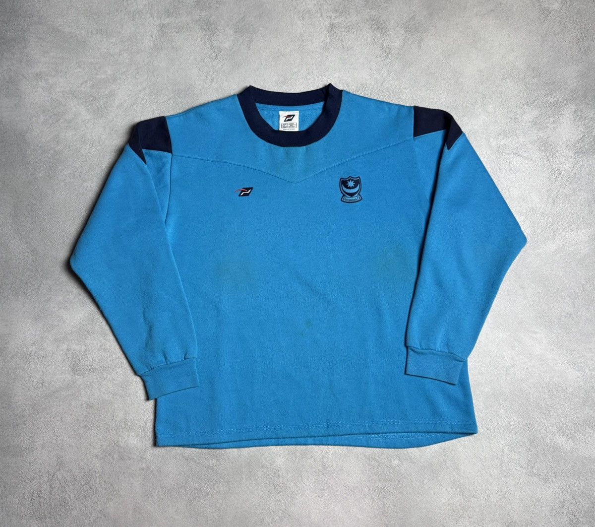 Vintage Portsmouth 2002 2003 Training Football Soccer Sweatshirt Size US L / EU 52-54 / 3 - 2 Thumbnail