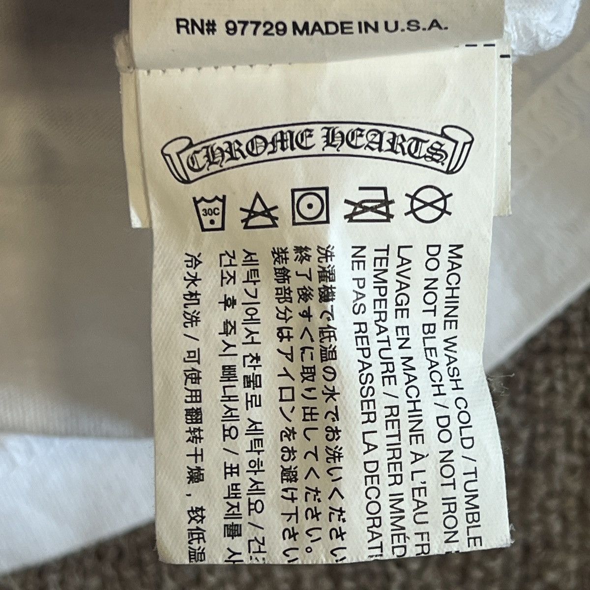 Chrome Hearts × Vintage *Rare* Chrome Hearts Cross Tee Size US S / EU 44-46 / 1 - 21 Thumbnail