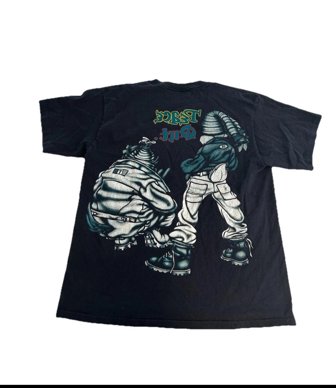 Tultex Vintage 1993 Looney Tunes Peace Out Tee Size Large Size US L / EU 52-54 / 3 - 5 Thumbnail